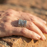 Bonnie - Vintage Silver Hollow Ring