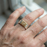 Golden Boho Threads Ring