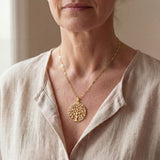 Gold Tree of Life Pendant Necklace