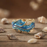 Antique Wave Ring