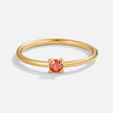 Birthstone Gold Rings