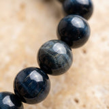 Blue Tiger's Eye Beaded Bracelet