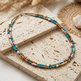 Boho Natural Stone Necklace