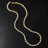 Classic Cluster Tennis Necklace