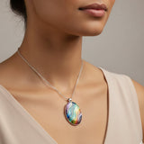 Colorful Round Stone Necklace