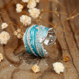 Crystal Wave Ring
