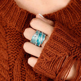 Crystal Wave Ring