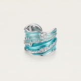 Crystal Wave Ring