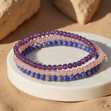 Delicate Stone Stack Bracelet Set