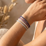 Delicate Stone Stack Bracelet Set