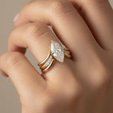 Drop Crown Gold Ring