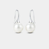 Elegant Drop Earrings with Pearls