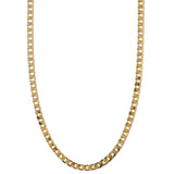 Flat Link Curb Chain Necklace