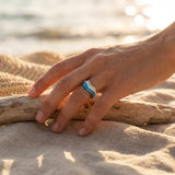 Frosted Wave Ring