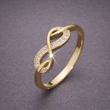 Infinity Gold Chain Ring