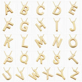 Love letter initial necklace