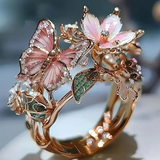 Crystal Butterfly Style Ring