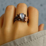Vintage Nature Moonstone Ring