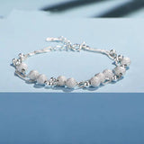 Sparkle Strand Silver Bracelet