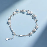 Sparkle Strand Silver Bracelet