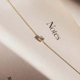 Stone Diamond Bracelet | White Gold