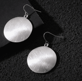 Retro Gold Record Earrings