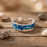 Silver Wave Ring