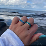 Silver Wave Ring