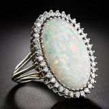 Vintage Boho Opal Ring