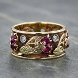 Vintage Colored Gemstone Ring