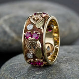 Vintage Colored Gemstone Ring
