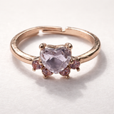 Vintage Zirconia Paw Ring