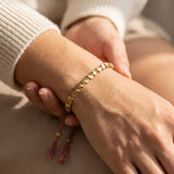 Warm Copper Beaded Bracelet