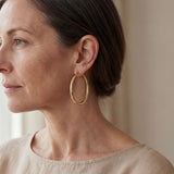 Eye-Catching Gold Earrings