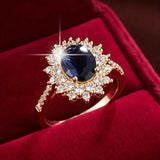 Gold Sapphire Ring