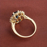 Gold Sapphire Ring