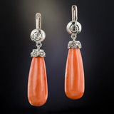 bohemian-antique-coral-hanging-earrings