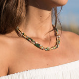 Boho Natural Stone Necklace