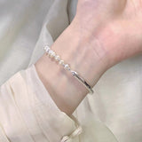 Rigid Pearl Bangle