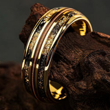 Vintage Royal Line Golden Ring