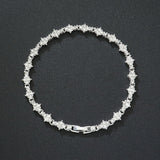 Classic Cluster Tennis Bracelet