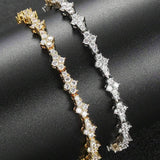 Classic Cluster Tennis Bracelet