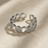 Verona Link Chain Adjustable Ring
