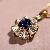 Blue Night Gold Necklace