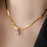 Valentina Elegant Necklace | Gold
