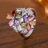 COLORFUL PETALS RING
