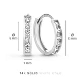 Dara Brillane Stone Earrings Set