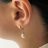 Elegant Graceful Pearl Necklace Set