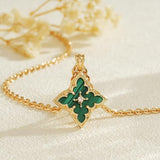 Emerald Pendant Necklace
