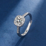 Exclusive White Gold Aria Square Radiant Set